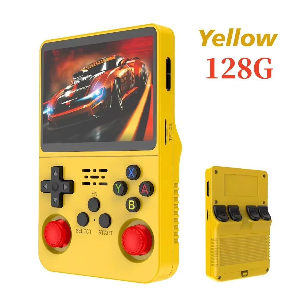 R36S Retro Handheld Video Game Console ARKOS System 3.5 Inch IPS Screen Classic Portable Pocket Video Player 128G Games Boy Gift