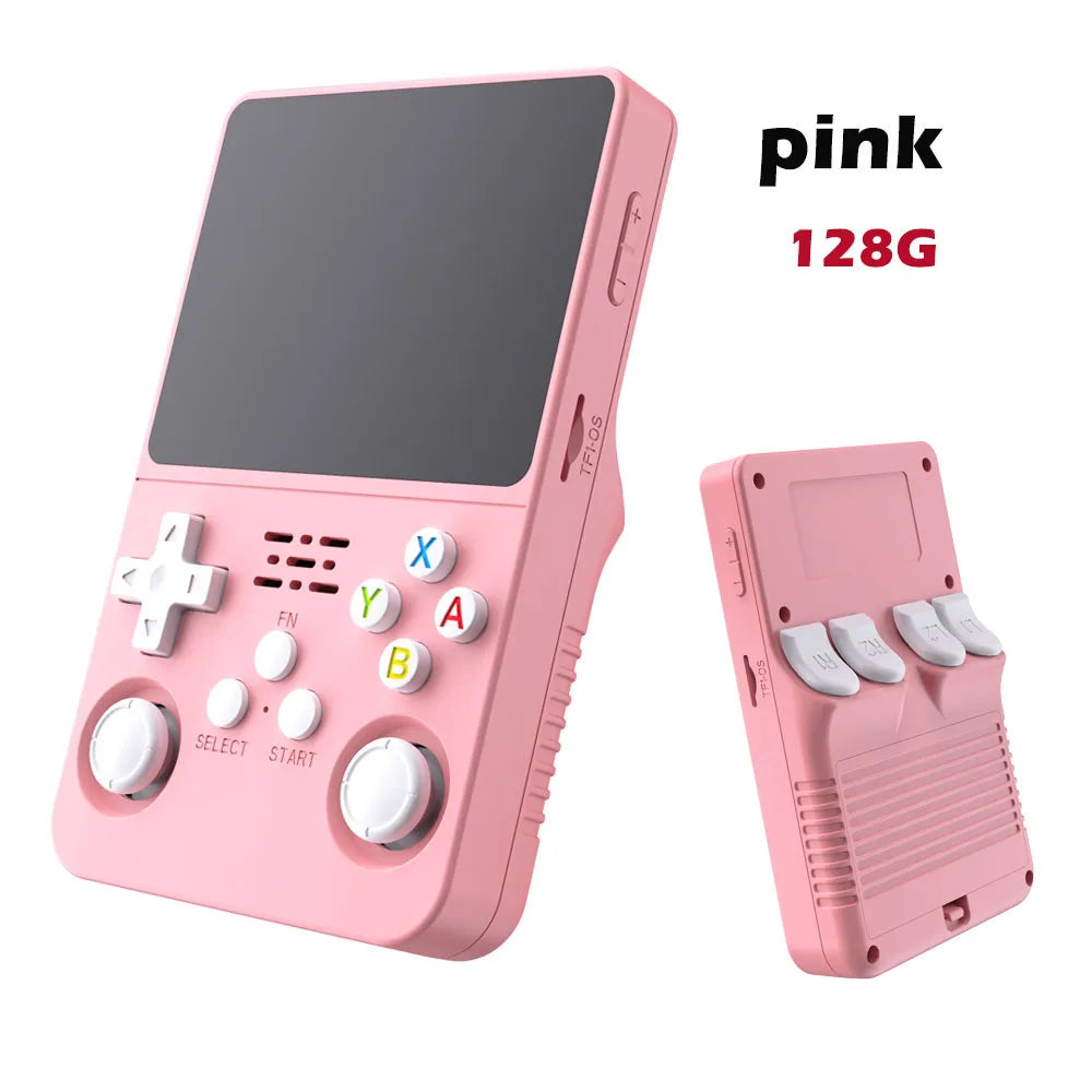 R36S Retro Handheld Video Game Console ARKOS System 3.5 Inch IPS Screen Classic Portable Pocket Video Player 128G Games Boy Gift